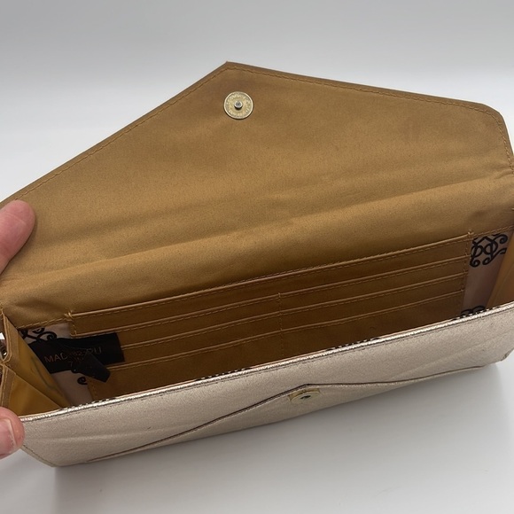 Jessica Simpson Gold Metallic Clutch - Picture 5 of 7